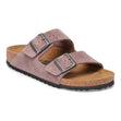 Birkenstock Arizona Soft Footbed — Faded Purple Suede