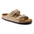 Birkenstock Arizona Soft Footbed — Taupe Suede