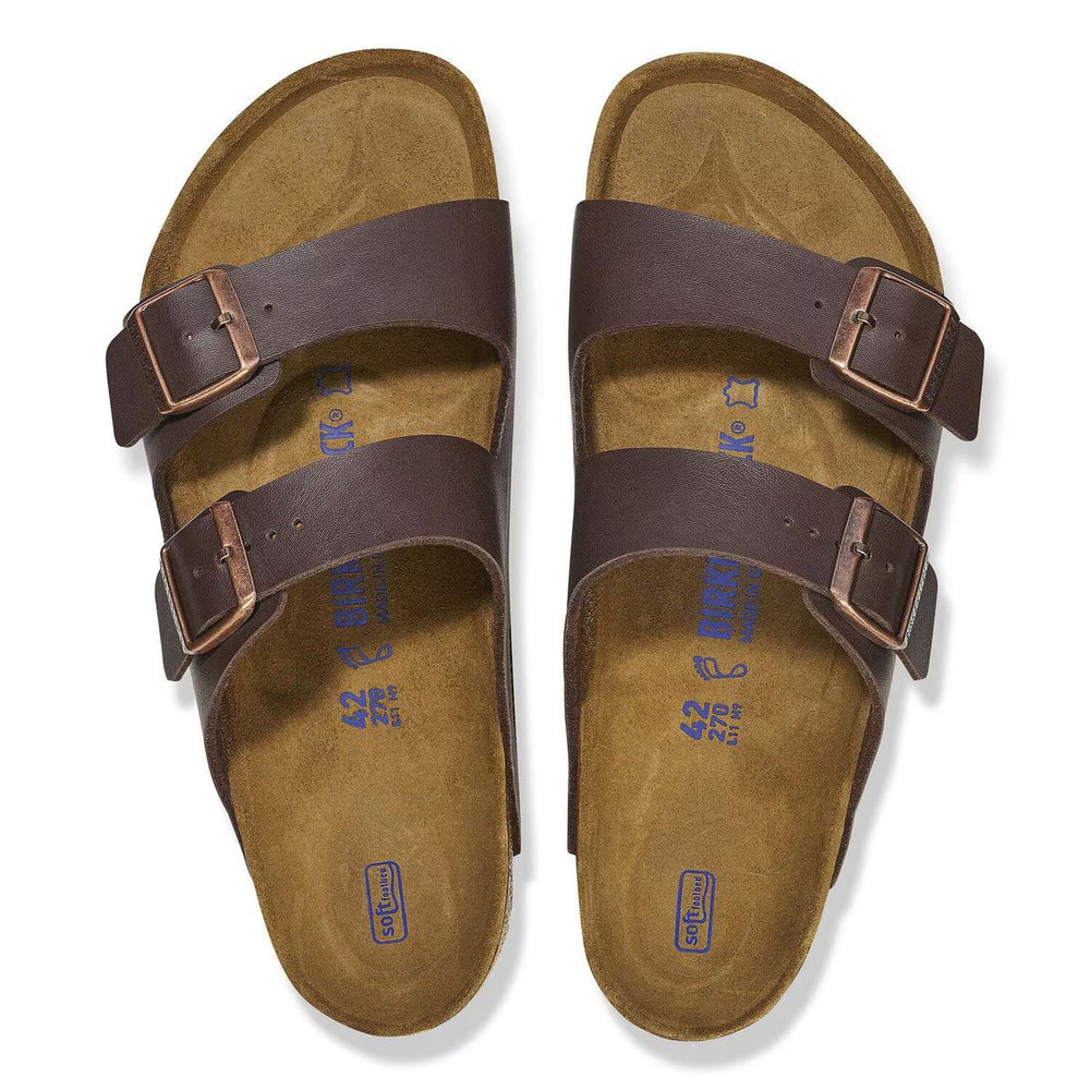Birkenstock Arizona Soft Footbed — Brown Birko-Flor