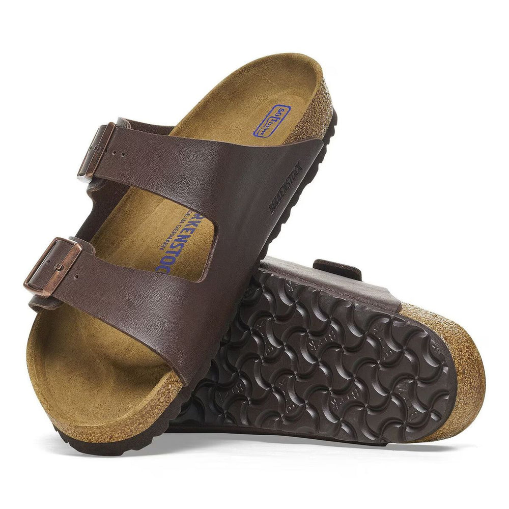 Birkenstock Arizona Soft Footbed — Brown Birko-Flor
