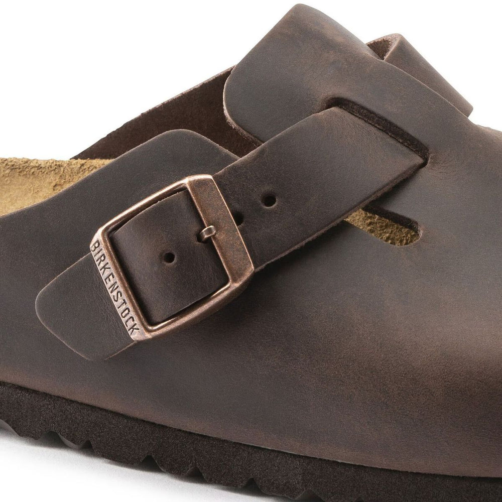 Birkenstock Boston Oiled Leather Clog – Habana