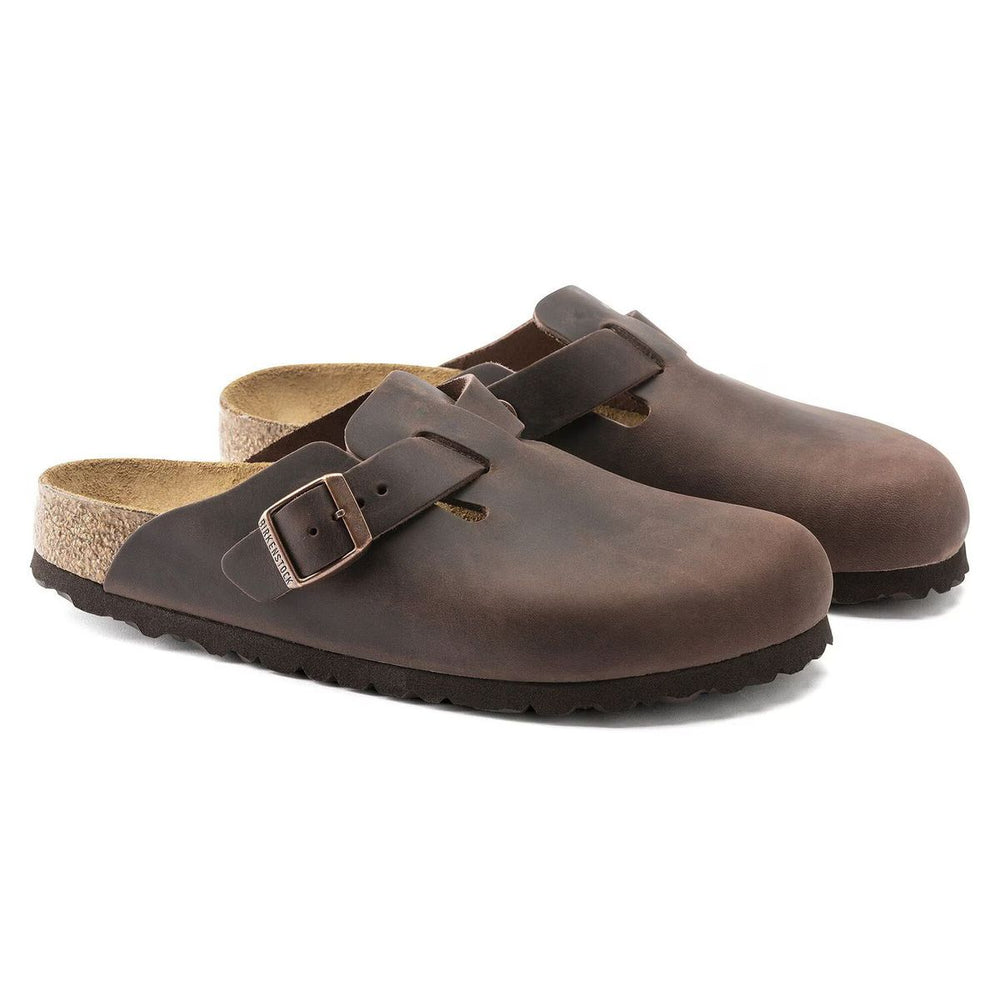 Birkenstock Boston Oiled Leather Clog – Habana