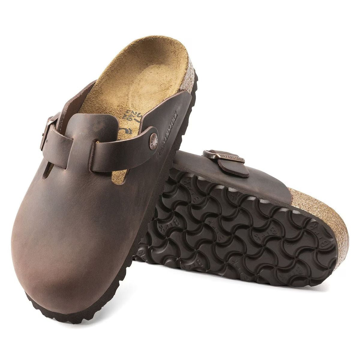 Birkenstock Boston Oiled Leather Clog – Habana