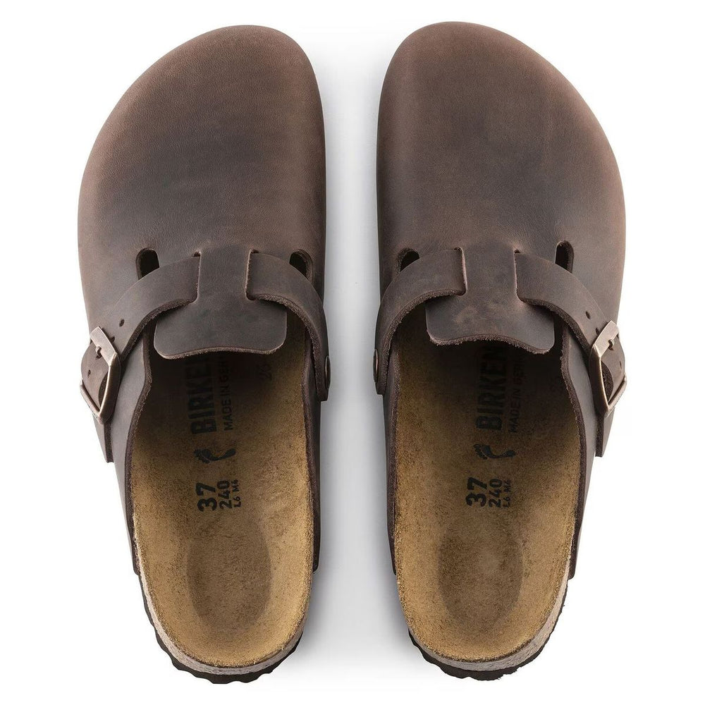 Birkenstock Boston Oiled Leather Clog – Habana