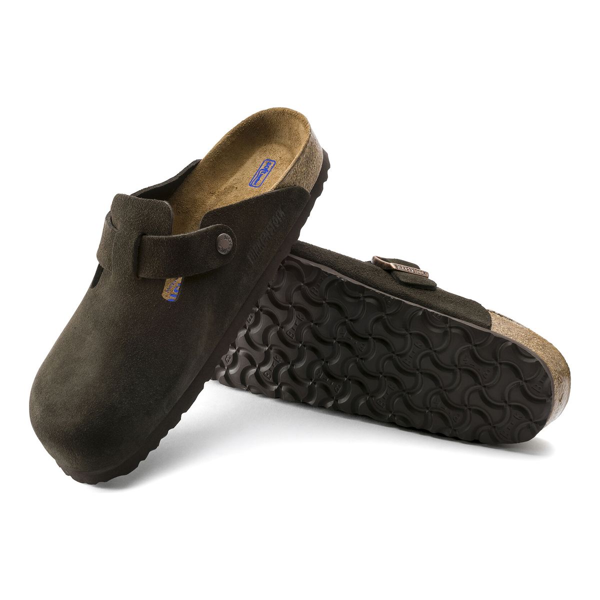 Birkenstock Boston Soft Footbed Suede Clog – Mocha