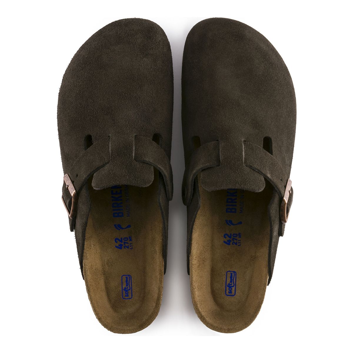 Birkenstock Boston Soft Footbed Suede Clog – Mocha