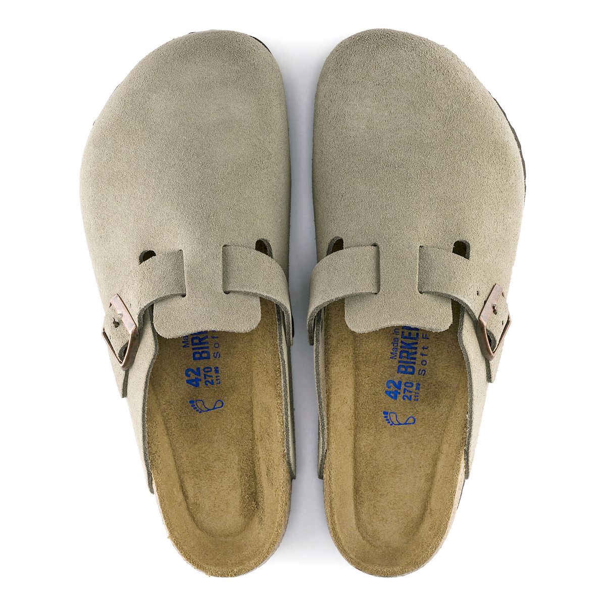 Birkenstock Boston Soft Footbed Suede Clog – Taupe