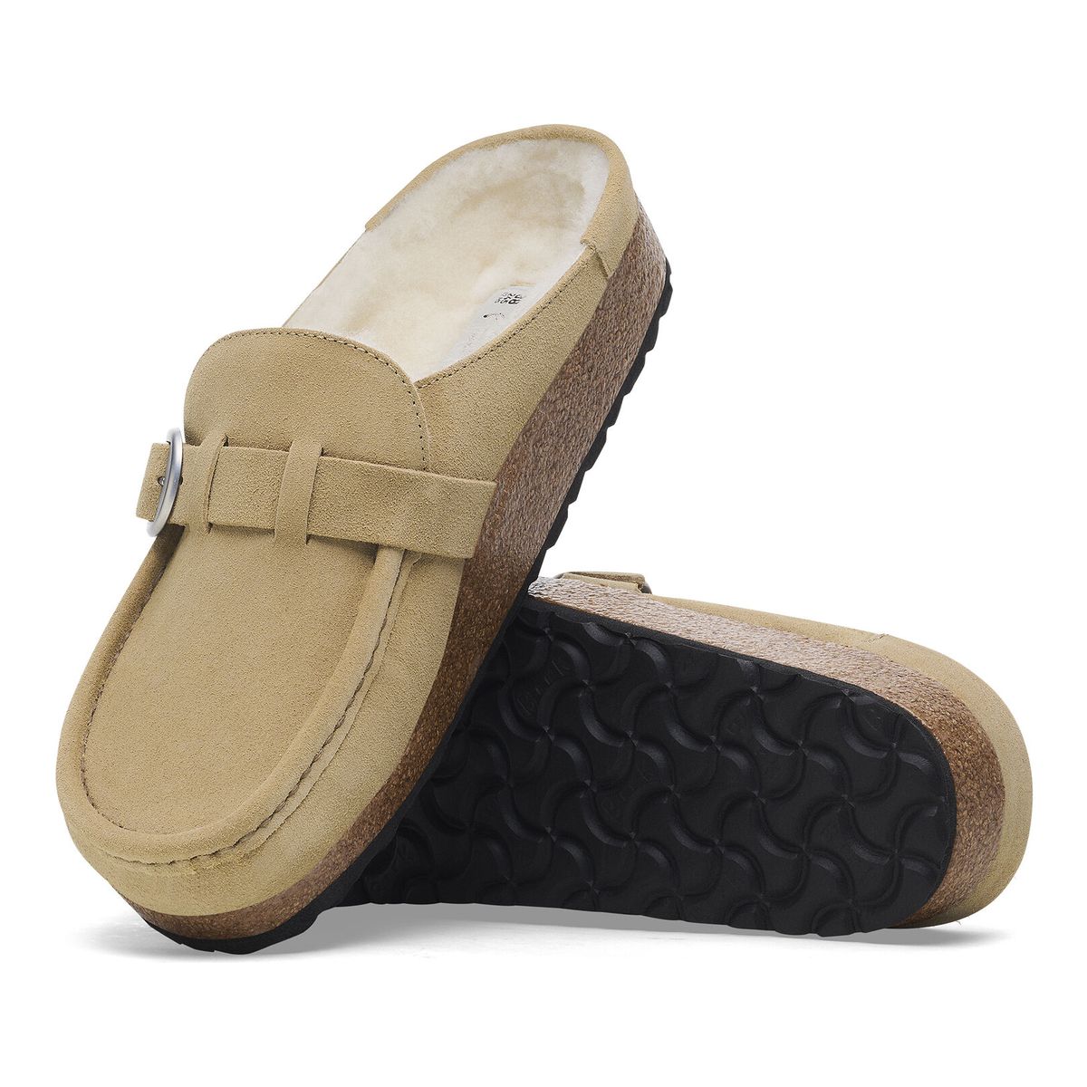 Birkenstock Buckley Shearling Clog – Taupe