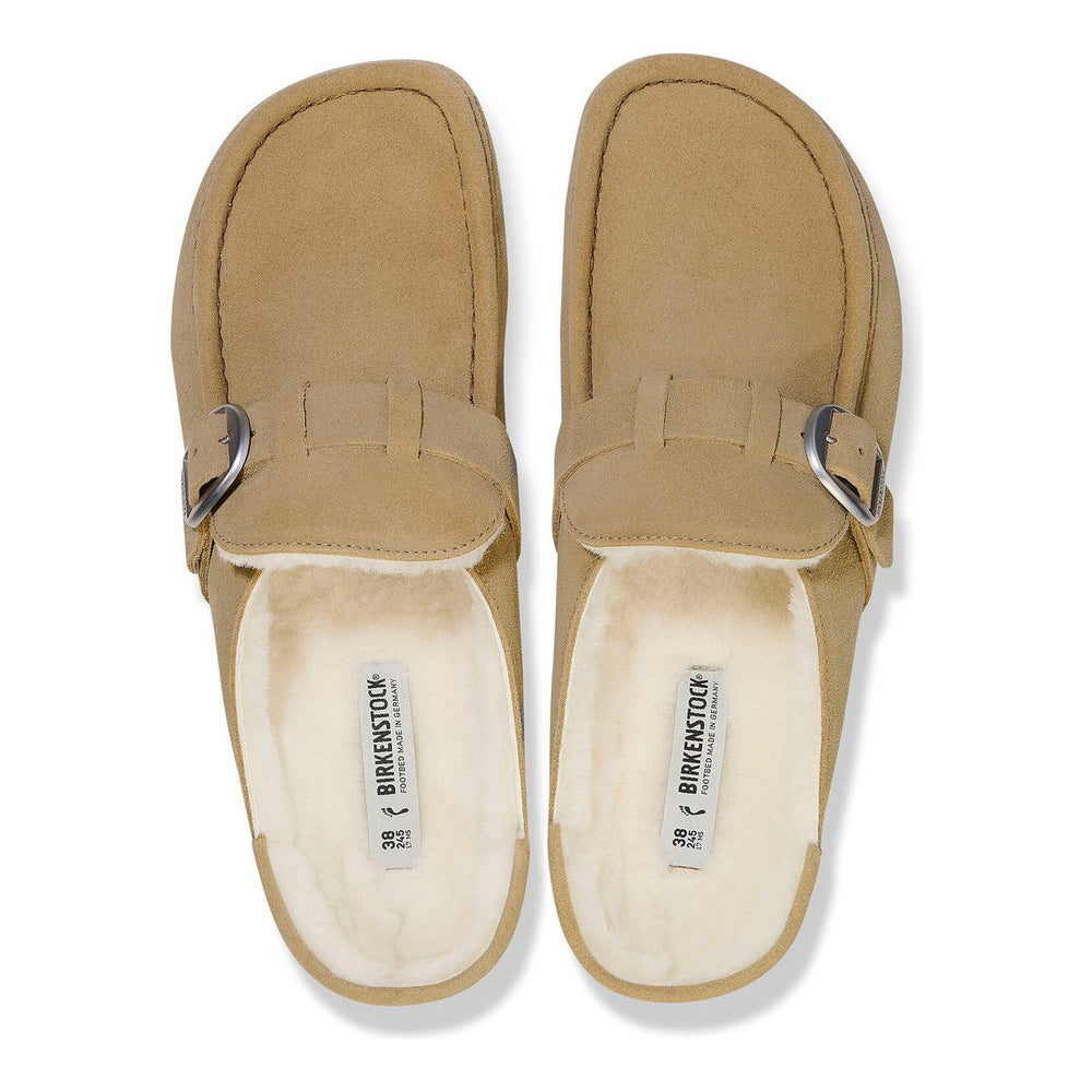 Birkenstock Buckley Shearling Clog – Taupe