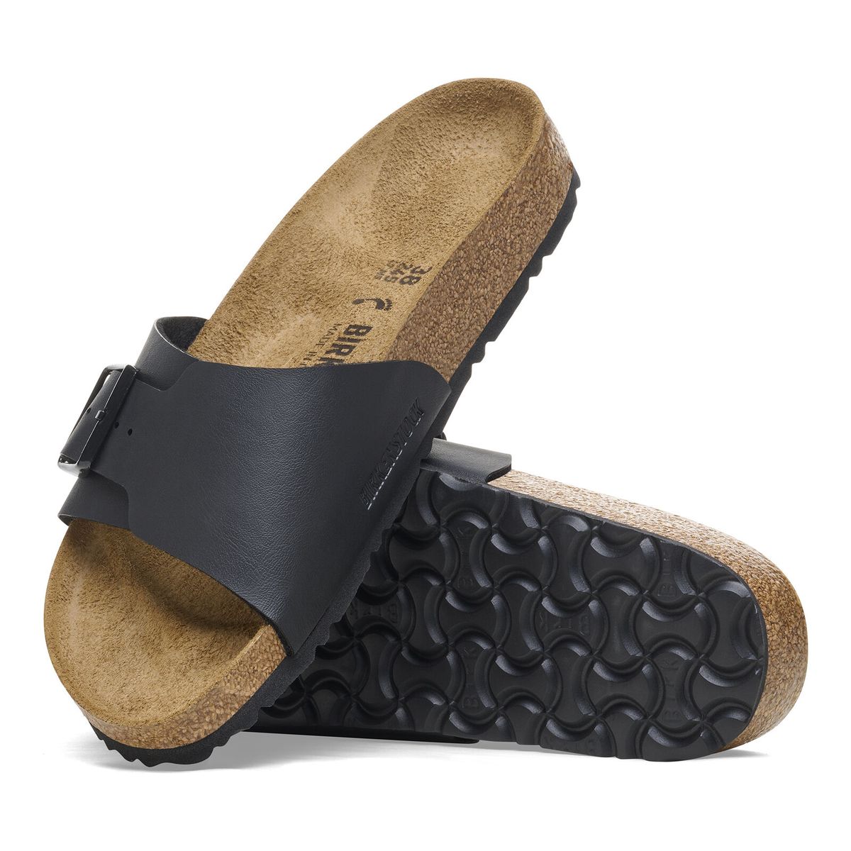 Birkenstock Catalina Birko-Flor Sandal - Black