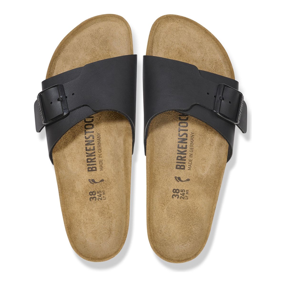Birkenstock Catalina Birko-Flor Sandal - Black