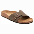 Birkenstock Catalina sandal in Mocha (Style 1026510), with a single adjustable strap and a sleek and supportive slide designed for all-day wear.