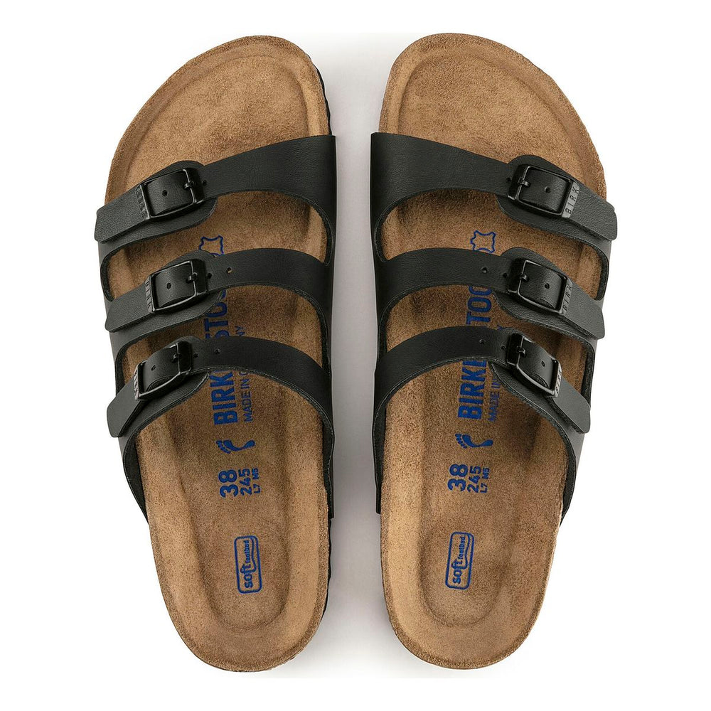 Birkenstock Florida Soft Footbed Birko-Flor – Black