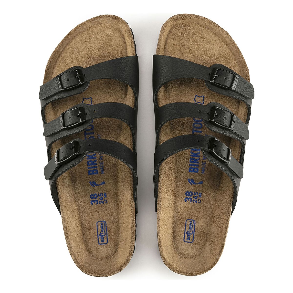 Birkenstock Florida Soft Footbed Birko-Flor – Black