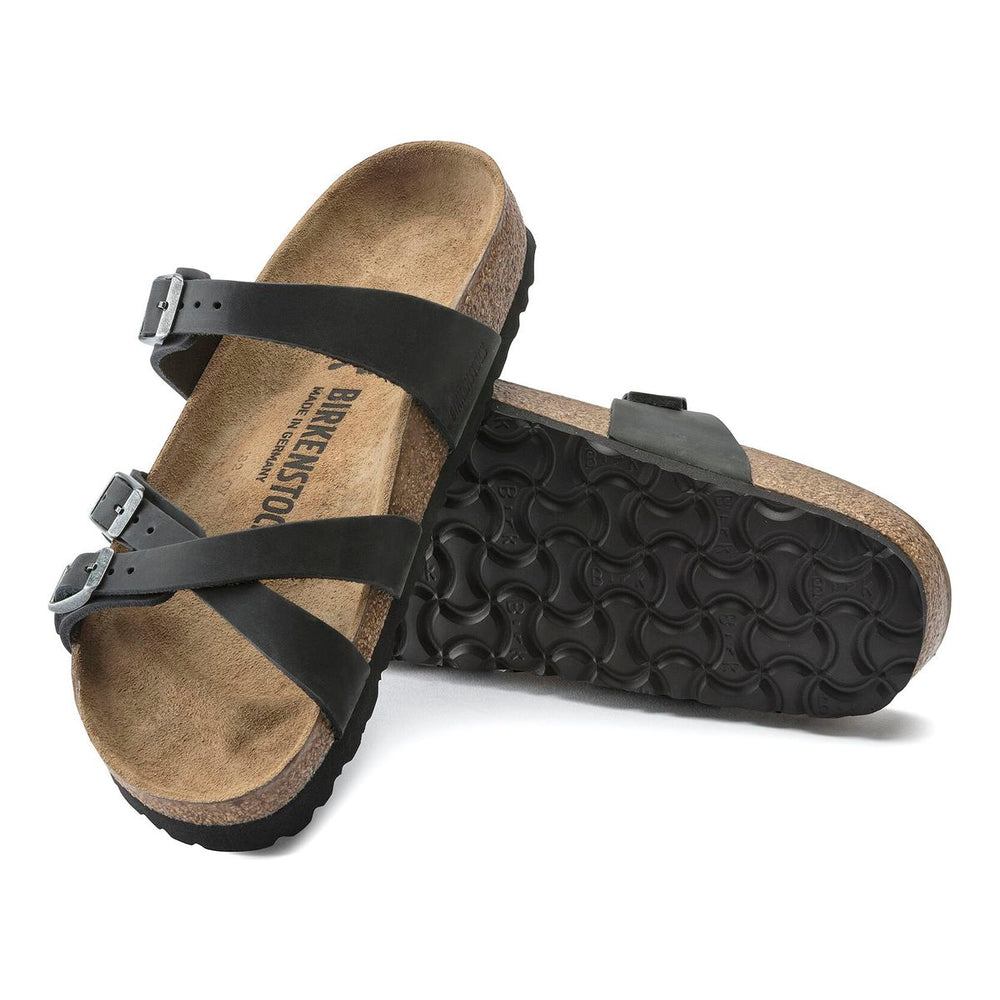 Birkenstock Franca Oiled Leather – Black