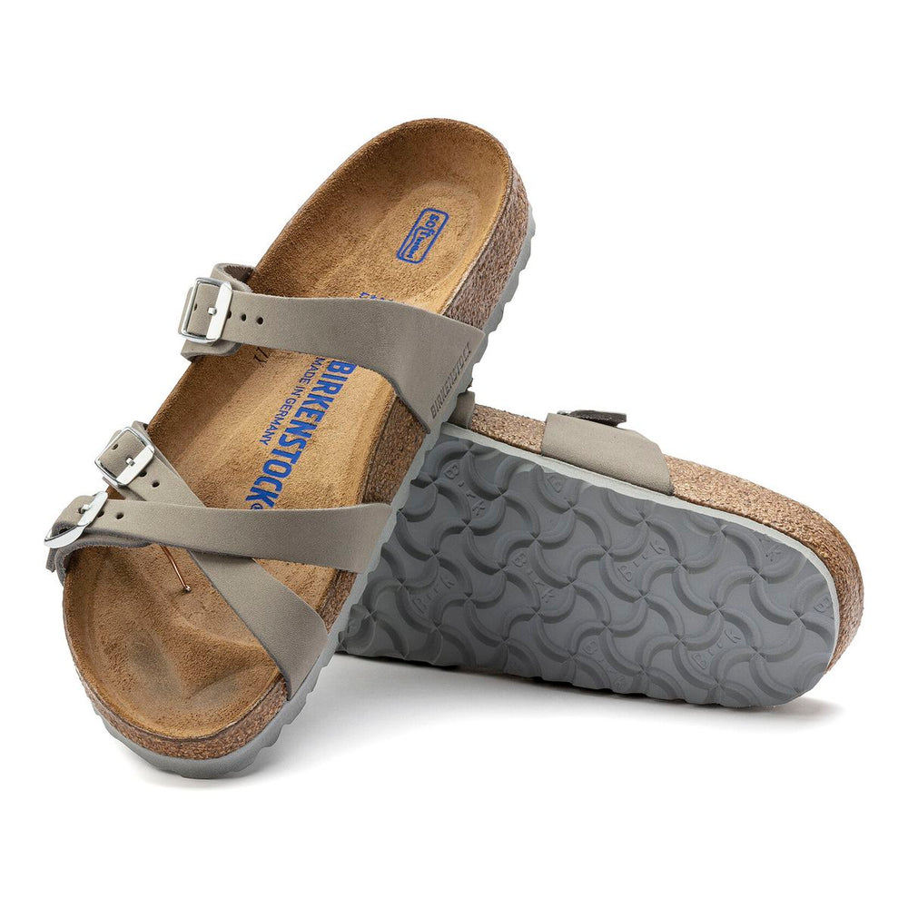 Birkenstock Franca Oiled Leather – Dove Gray