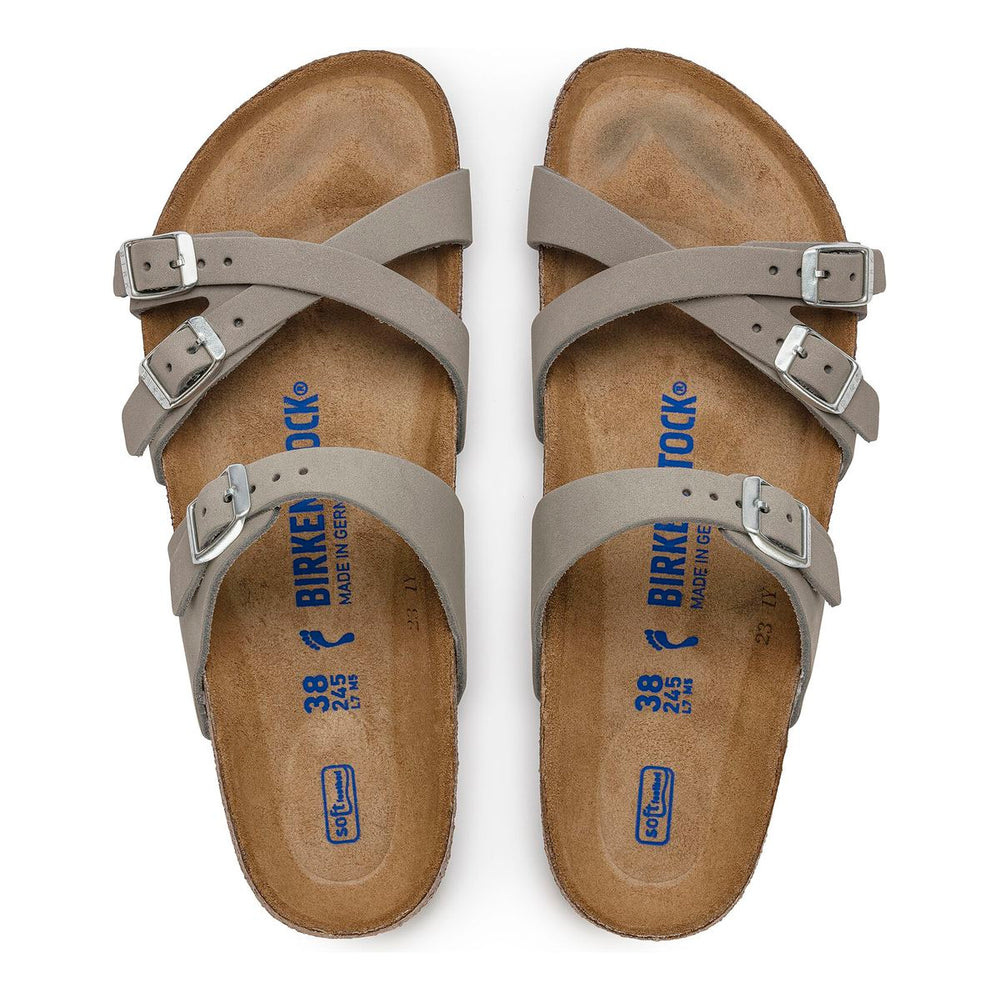 Birkenstock Franca Oiled Leather – Dove Gray