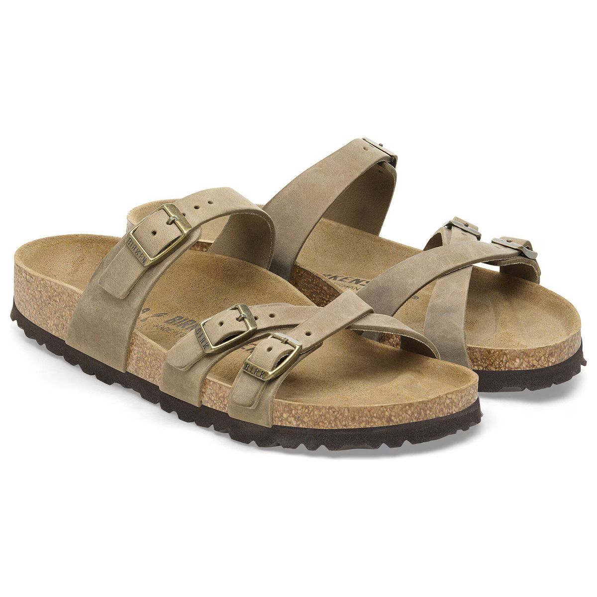 Birkenstock Franca Oiled Leather – Tobacco