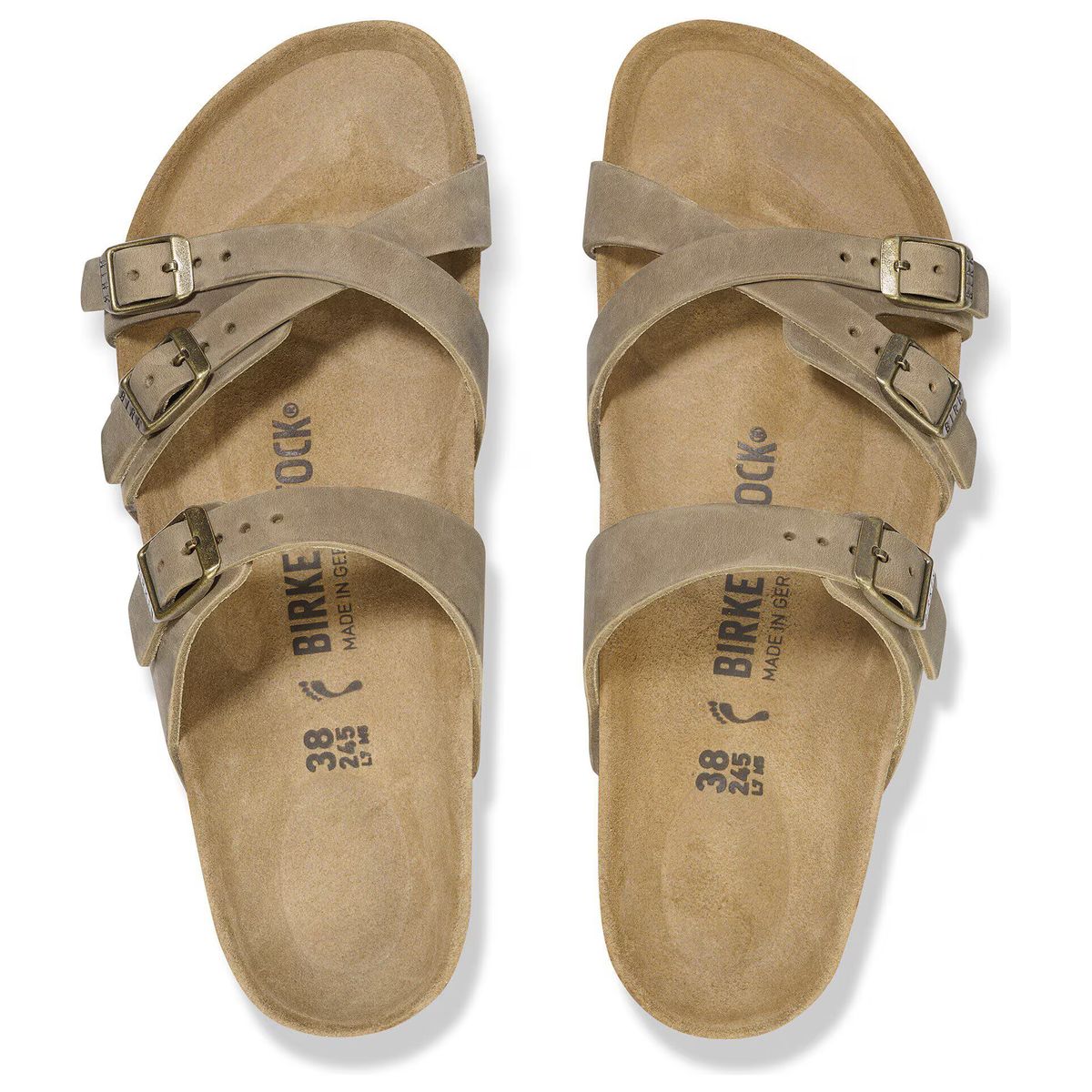 Birkenstock Franca Oiled Leather – Tobacco
