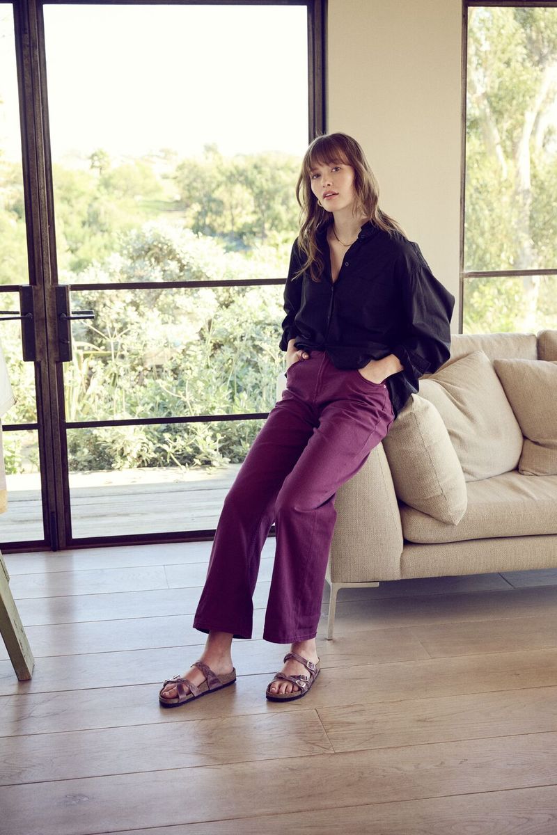 Birkenstock Franca Braided Oiled Leather – Lavender