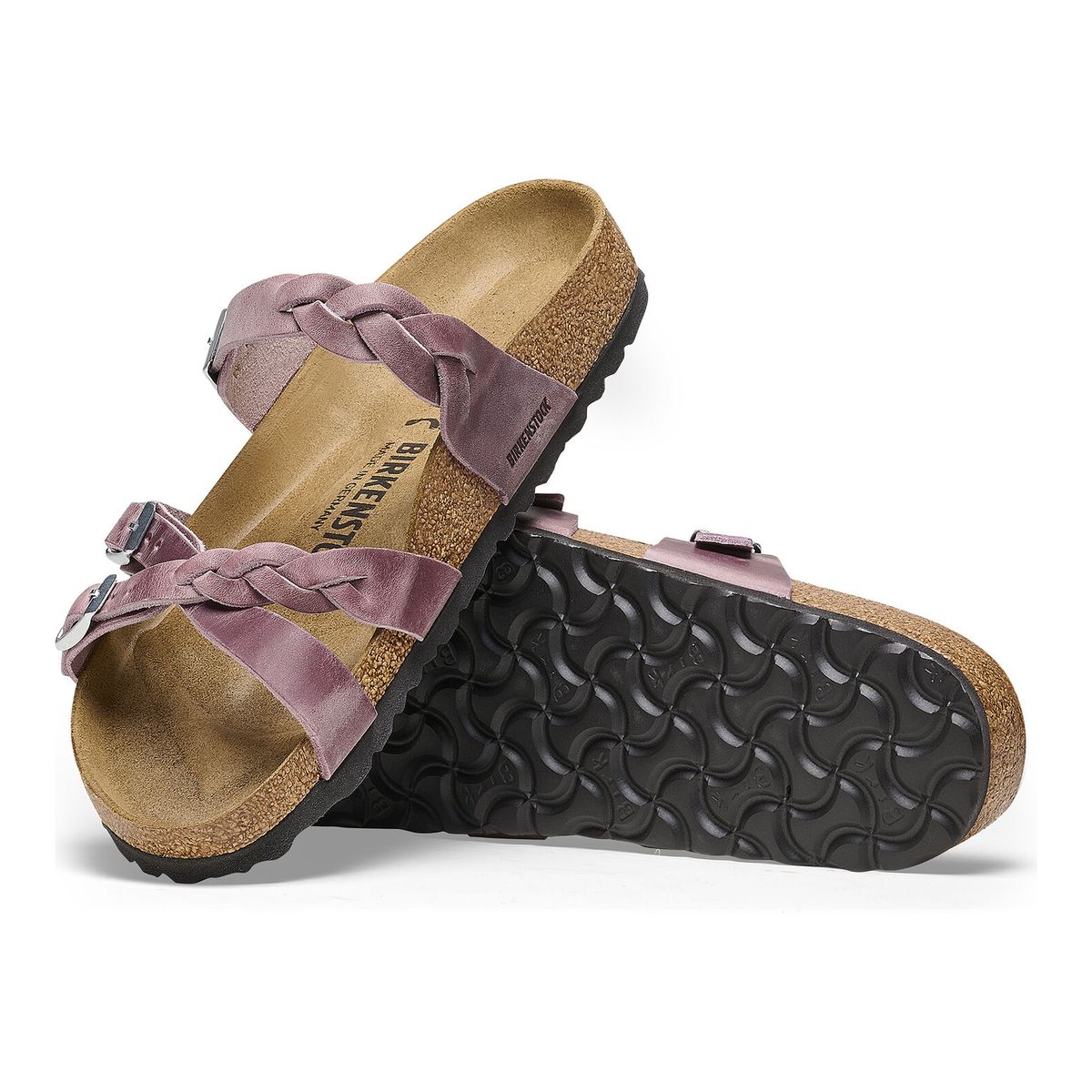 Birkenstock Franca Braided Oiled Leather – Lavender