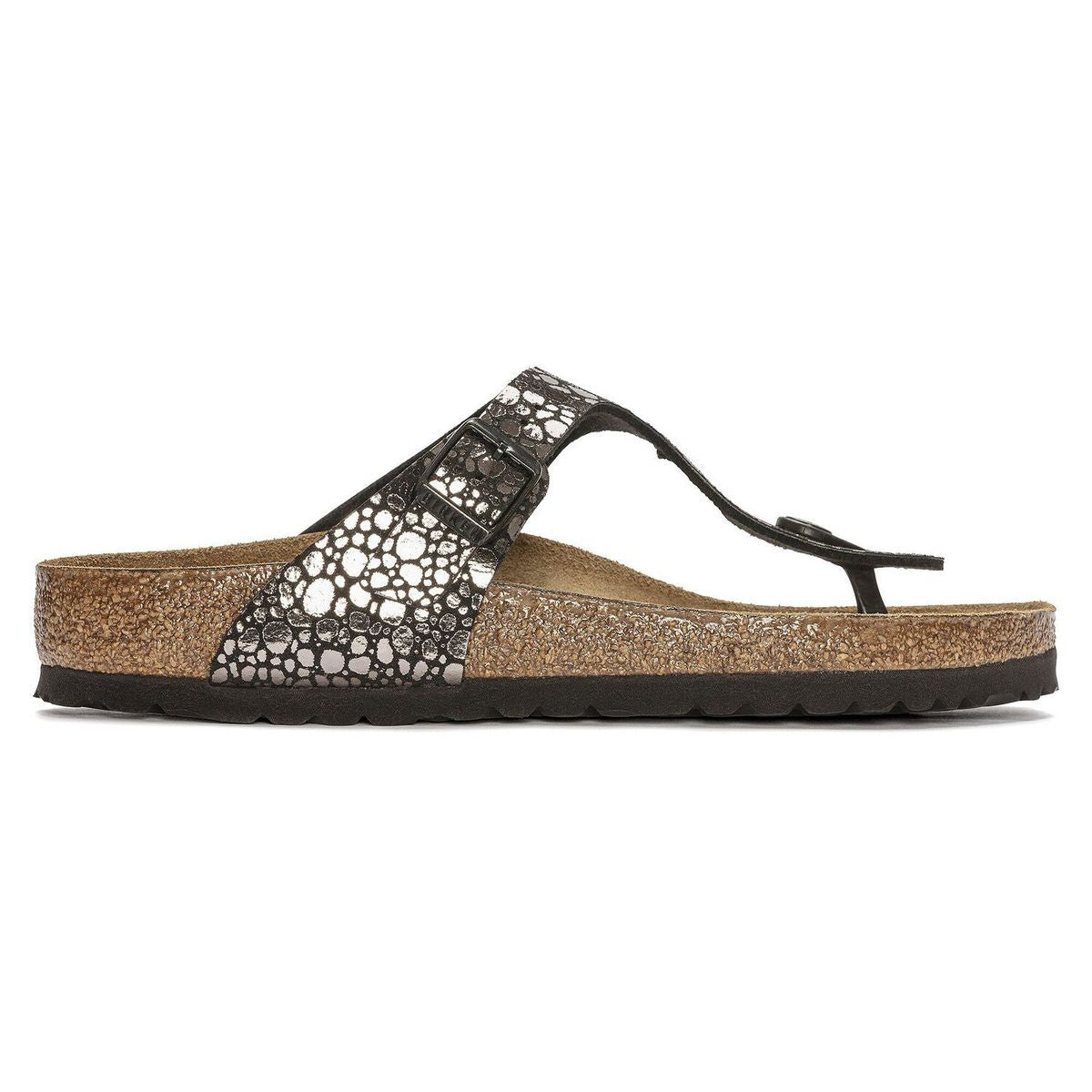 Birkenstock Gizeh Birko-Flor – Metallic Black