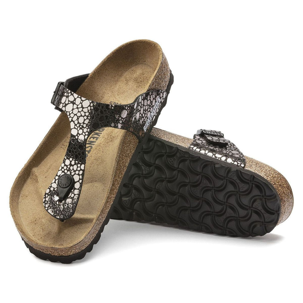 Birkenstock Gizeh Birko-Flor – Metallic Black