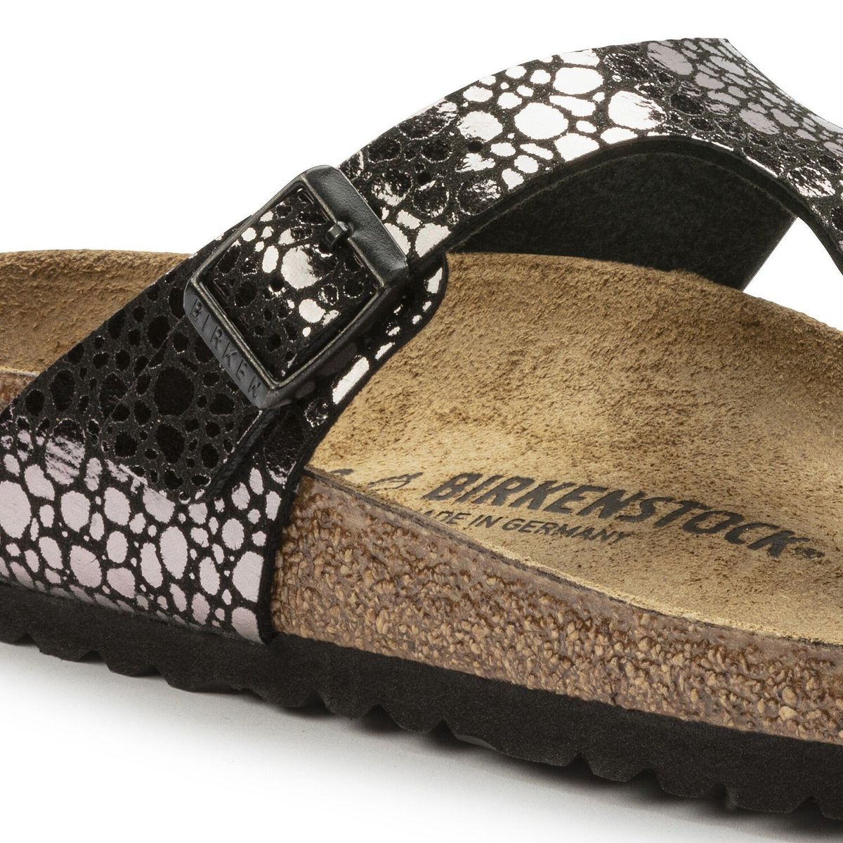 Birkenstock Gizeh Birko-Flor – Metallic Black