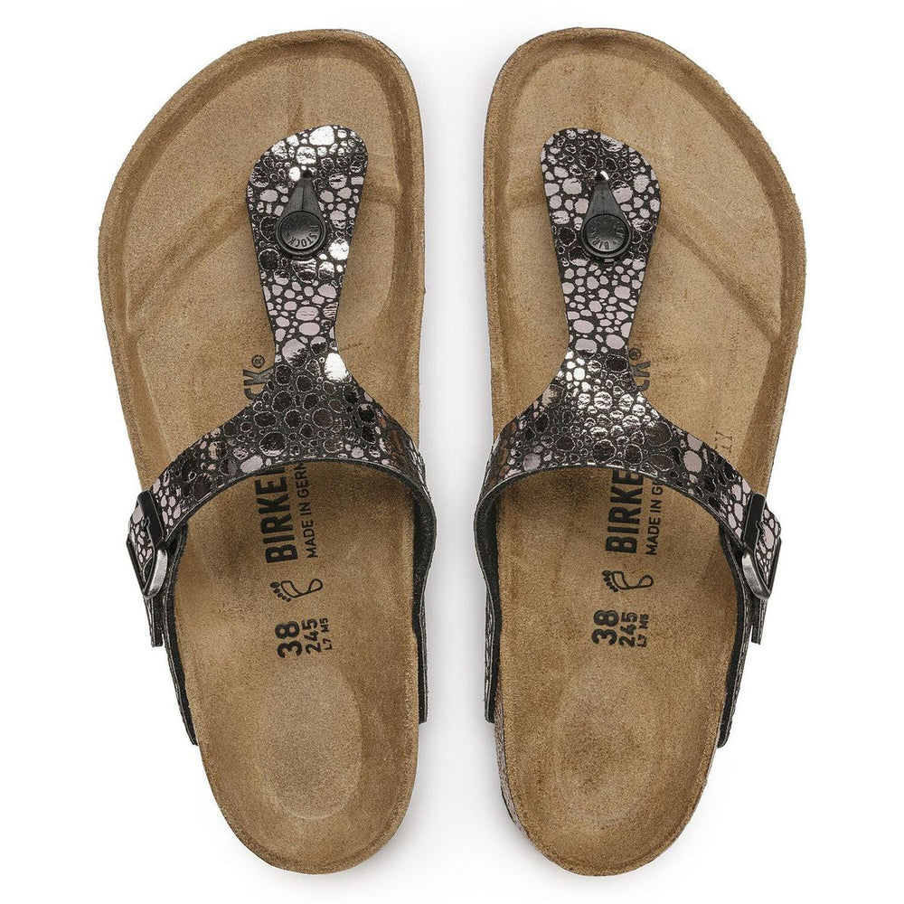 Birkenstock Gizeh Birko-Flor – Metallic Black