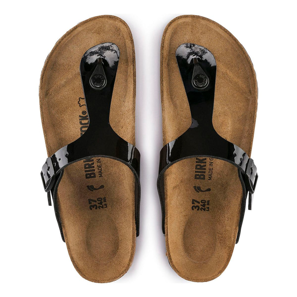 Birkenstock Gizeh Birko-Flor – Black Patent