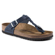 Birkenstock Gizeh Braided Oiled Leather – Navy