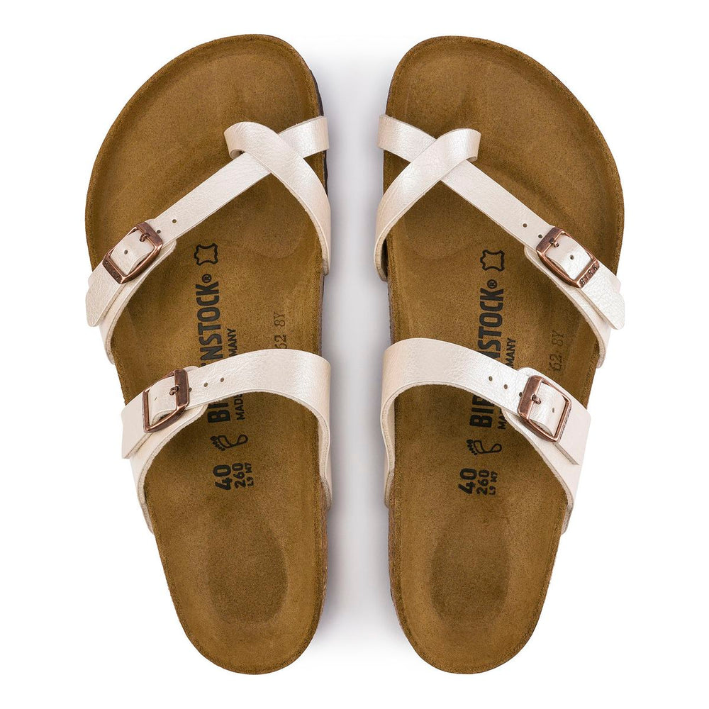 Birkenstock Mayari Birko-Flor – Pearl White