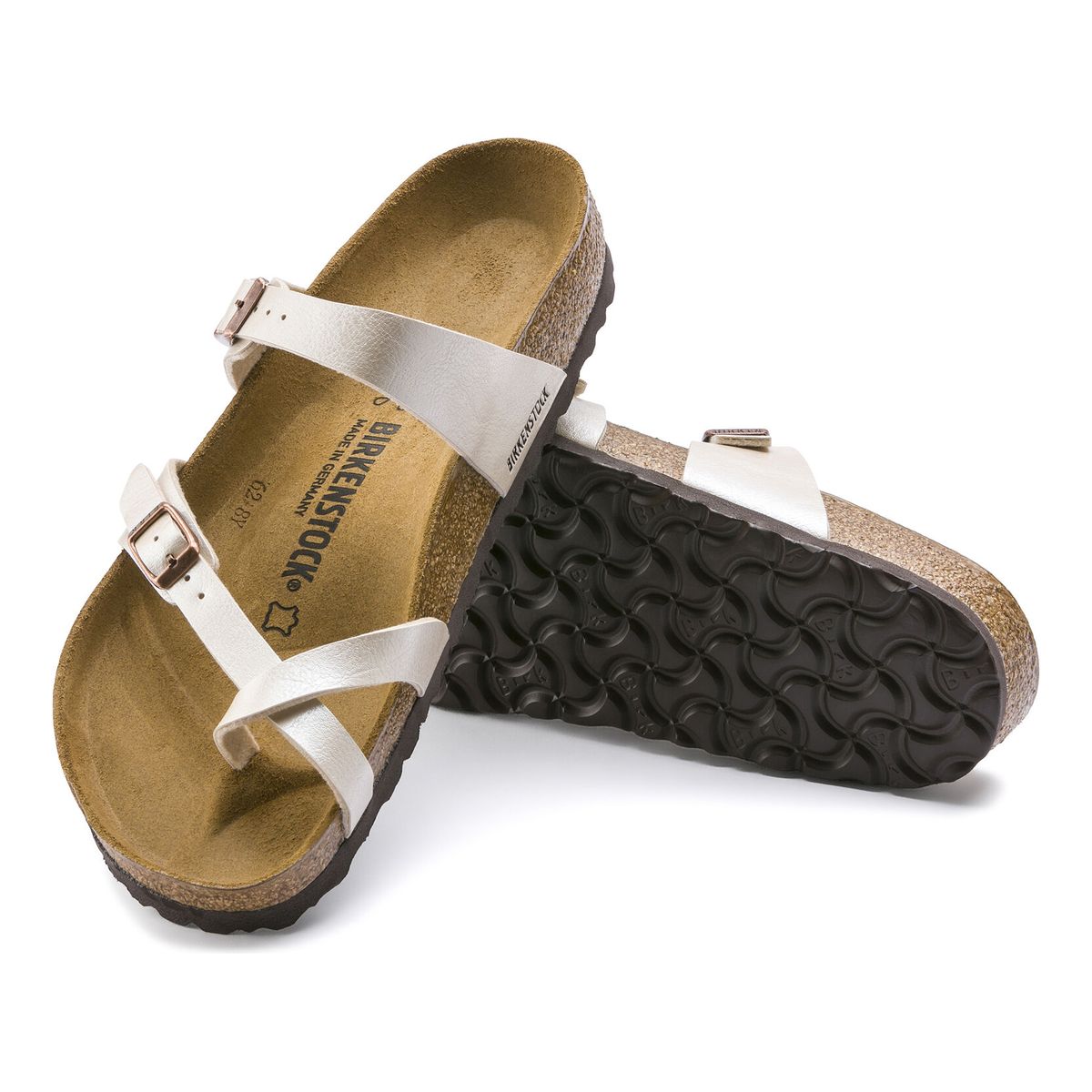 Birkenstock Mayari Birko-Flor – Pearl White