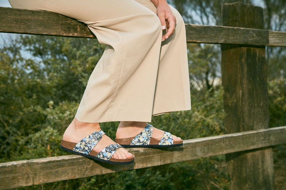 Birkenstock Sydney Vegan – Blue Floral