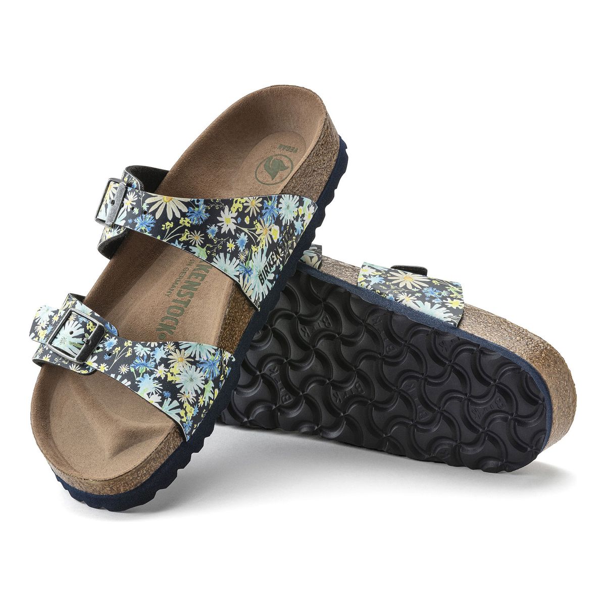 Birkenstock Sydney Vegan – Blue Floral