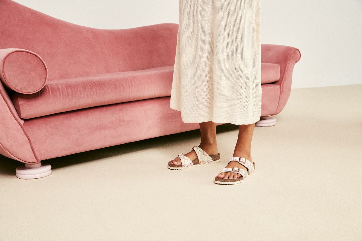 Birkenstock Sydney Vegan – Pink Floral