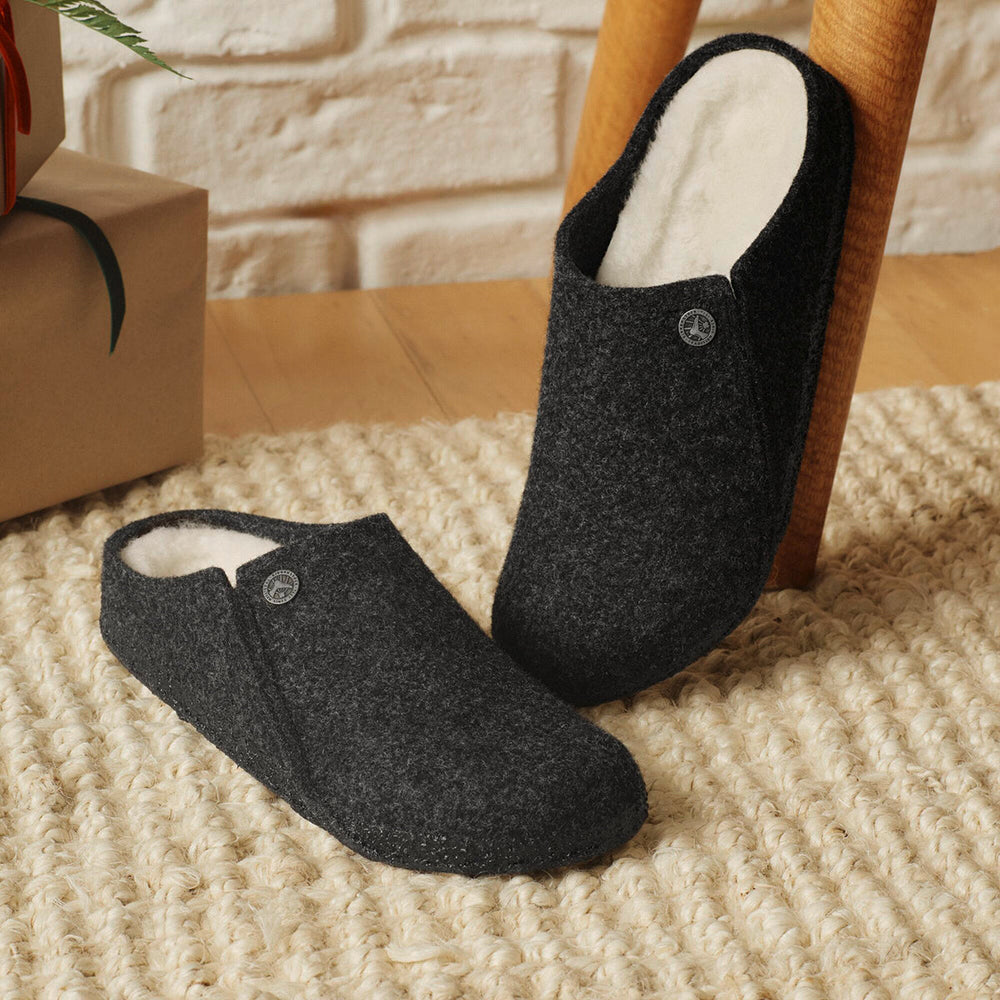 Birkenstock Men's Zermatt Shearling – Black