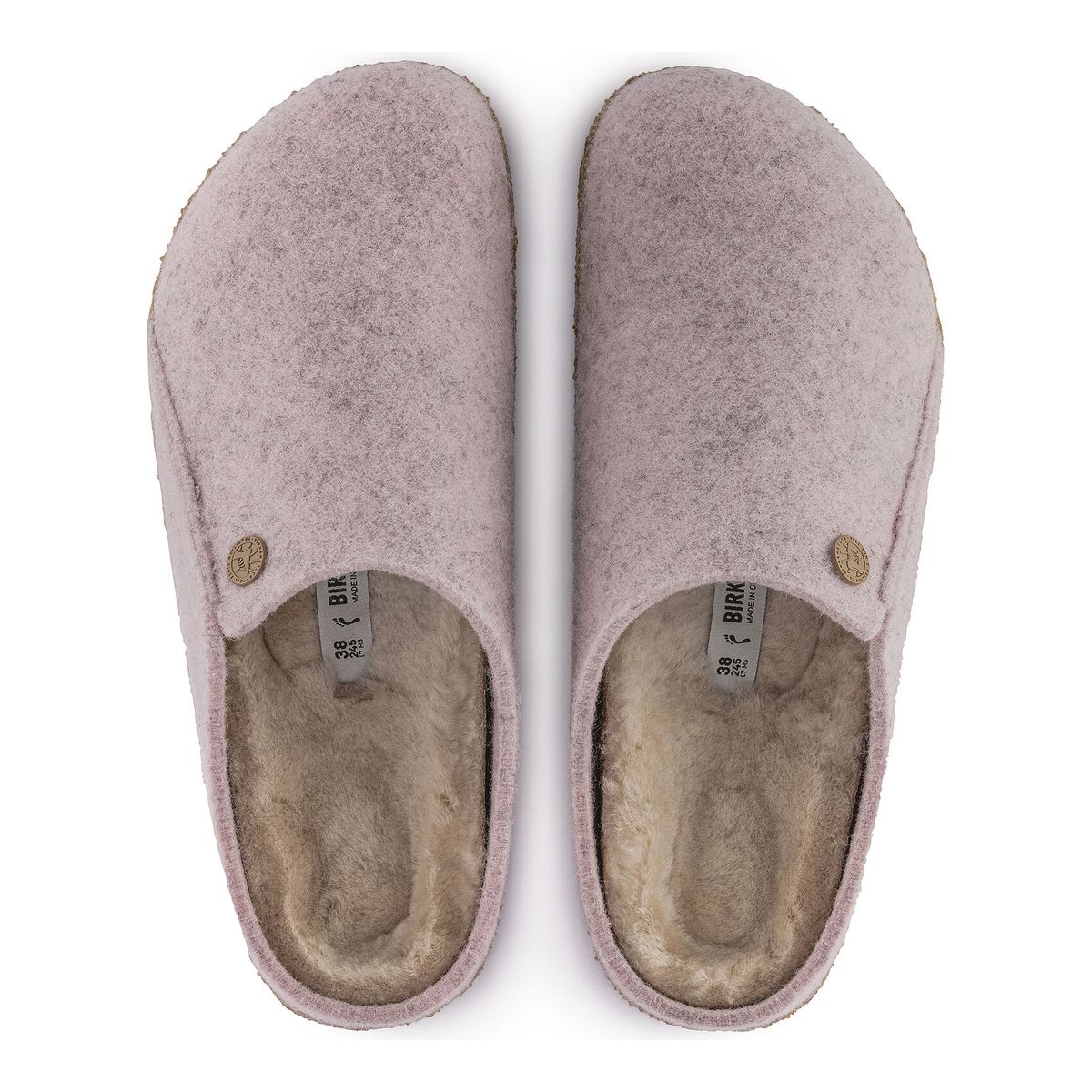 Birkenstock Zermatt Shearling – Light Rose