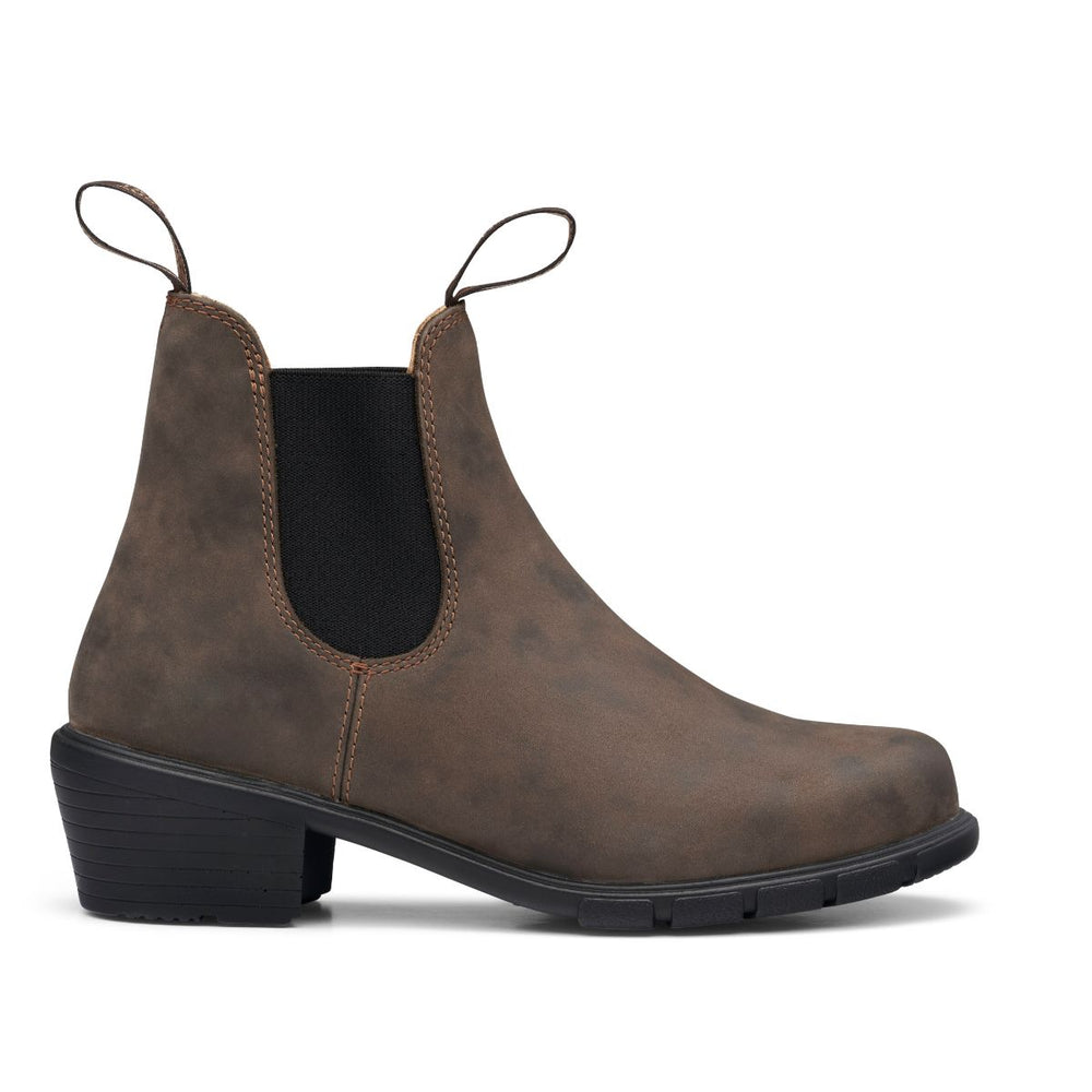 Blundstone 1677 Women's Heel Boot in Rustic Brown