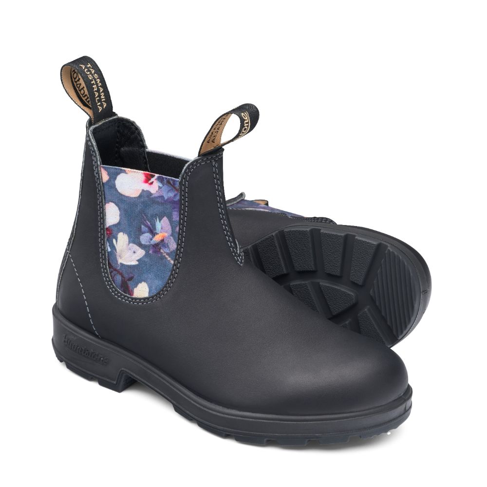 Blundstone 1916 Original Chelsea Boot – Unisex (Black Flower)