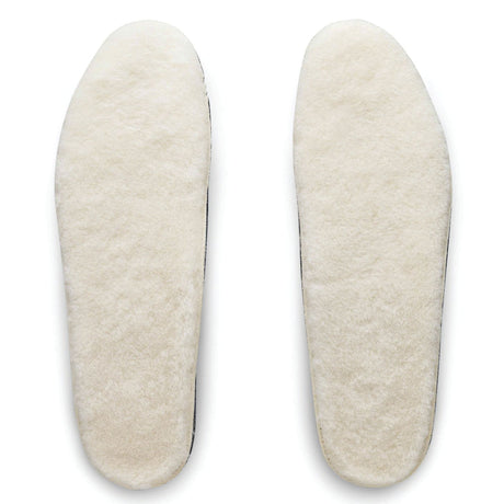 Blundstone Sheepskin Footbeds made of natural wool, designed to keep feet warm, dry, and comfortable inside boots during cold weather. Style #FBEDSHE
