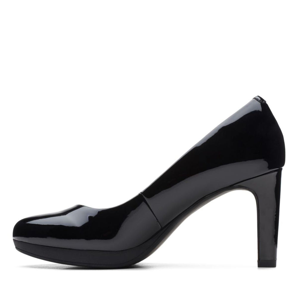 Clarks Ambyr Joy Dress Heels in Black Patent