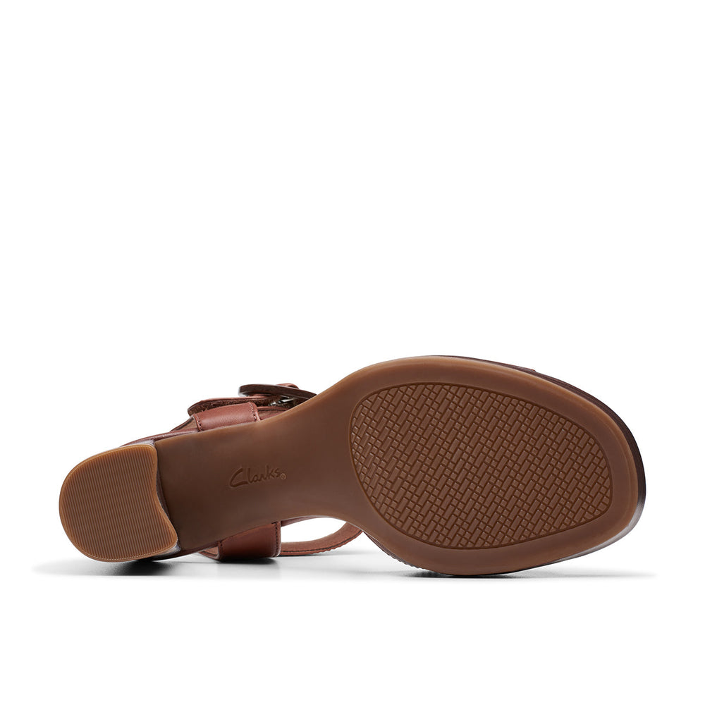 Clarks Ambyrlyn Ruby Women's Block Heel in Brown