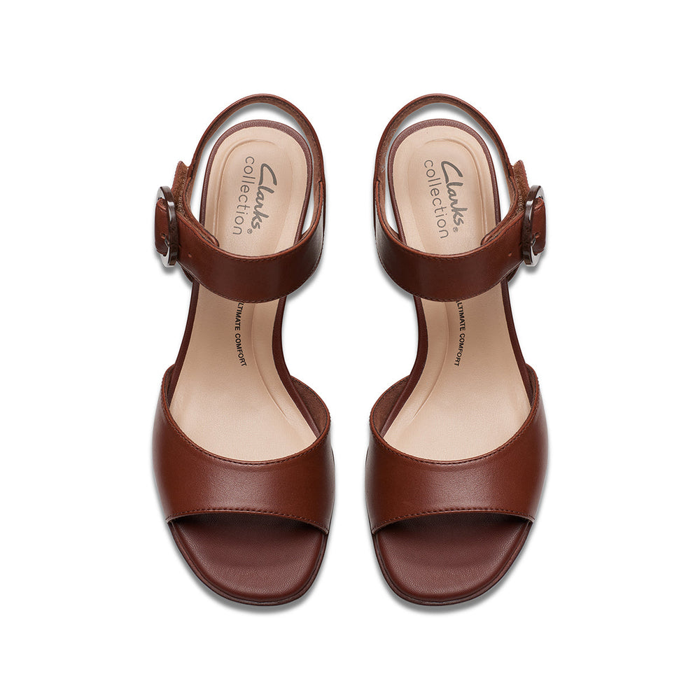 Clarks Ambyrlyn Ruby Women's Block Heel in Brown