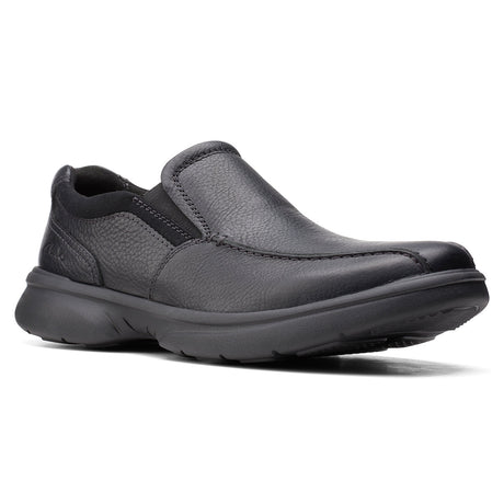 Clarks Men's Bradley Step Black Loafers Comfort Shoes leather. Style #26153159