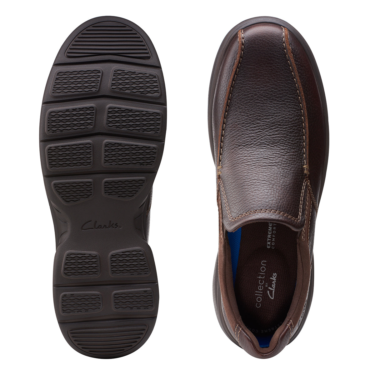 Clarks Men's Bradley Step Slip-On – Brown