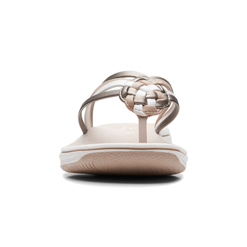 Clarks Breeze Coral Metal Women's Thong Sandals