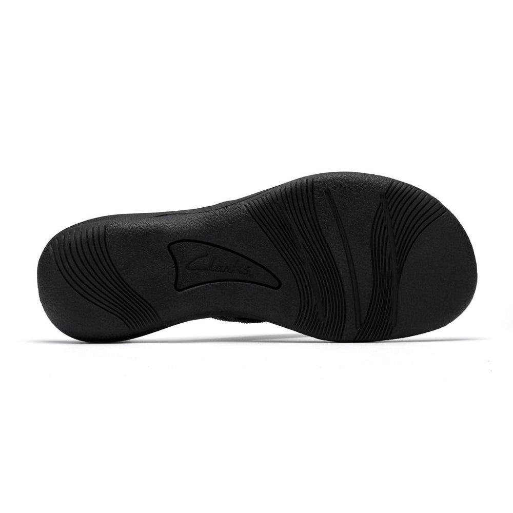 Clarks Breeze Gem Women's Thong Sandals in Black