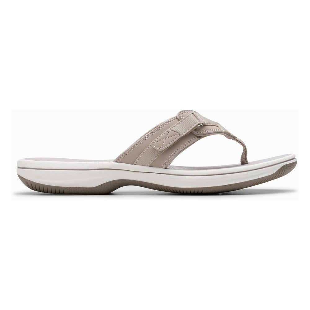 Clarks Breeze Sea Women's Thong Sandals in Light Taupe