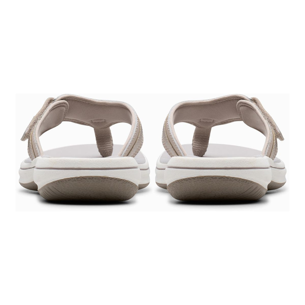 Clarks Breeze Sea Women's Thong Sandals in Light Taupe